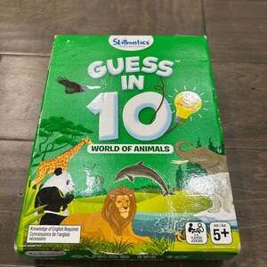 Skillmatics Guess in 10 World of Animals Card Game